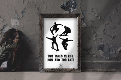 Skateboarder silhouette Product Image 5