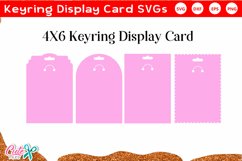 Keyring Display Card SVG file for crafter Product Image 2