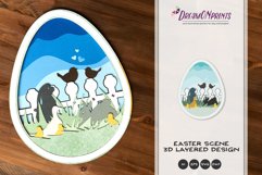 Easter 3D Layered Design | Easter Bunny 3D SVG Product Image 2