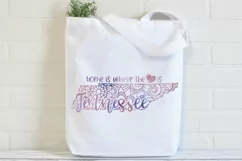 Tennessee Mandala SVG File - Home is Where the Heart Is SVG Product Image 2