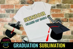 Senior Class of 2021 Sublimation- Graduation Sublimation PNG Product Image 1