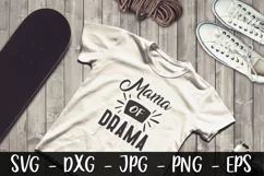Mama Of Drama SVG DXF EPS Dog SVG Design Crafters SVG Product Image 2