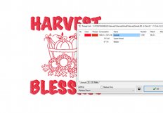Harvest Blessings Machine Embroidery Design in 2 sizes Product Image 2
