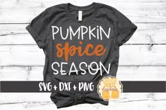 Pumpkin Spice Season - Fall SVG PNG DXF Cut Files Product Image 1