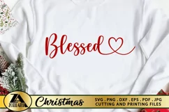 Blessed SVG PNG EPS DXF Christian SVG Chosen SVG Cut Files Product Image 2