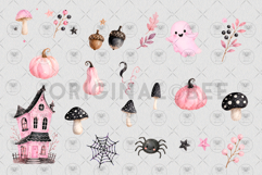 Halloween Ghost Pink Clipart Product Image 3