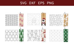 Christmas Burst Tumbler Template, Burst Tumbler Bundle Product Image 2