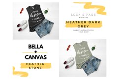 Bella Canvas 8803 Tank Top Mockup Bundle Muscle Top Flat Lay Product Image 3