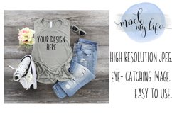 Bella Canvas Mockup / Shirt Mock up / Muscle Tank Top Mockup Product Image 1