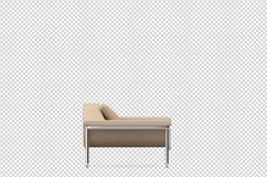 Isometric Arm Chair 3D isolated render Product Image 1
