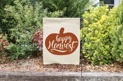 Happy Harvest SVG Cut File - Fall Farmhouse SVG PNG DXF EPS Product Image 4