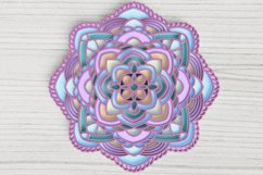 Mandala laser cut file - Layered Mandala Product Image 1