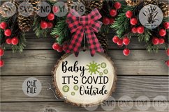 Baby Its Covid Outside, Cold, Winter Germs, Cut File, SVG Product Image 1