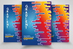 4 Gradient Electro Futuristic Flyers Bundle Product Image 5