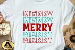 Christmas SVG PNG EPS DXF Merry SVG Cutting Printing File Product Image 4