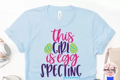 This girl is egg specting - Easter SVG EPS DXF PNG File Product Image 3