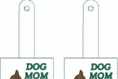 ITH Dog Mom Hand Sanitizer Holder- Snap Tab 5x7 Hoop Product Image 3