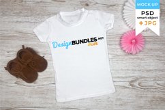 Kids T-shirt Mockup | Toddler T-shirt mockup PSD JPG Product Image 1