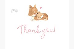 Australian animals clipart. Watercolor mother and baby. Product Image 8