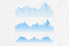 Watercolor Landscape Clipart, Watercolor Landscape Scenery Product Image 4