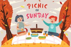 sunday picnic - Vector Illustration Product Image 1
