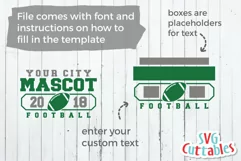Football SVG | Football Template 009 | Shirt Design Product Image 5