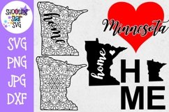 Minnesota US State SVG Decal Bundle - 50 States SVG Product Image 1