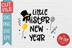 Little Mister New Year | Kids New Year T-shirt SVG Product Image 1