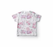 Watercolor unicorn seamless pattern. Pink peony wreath. Product Image 3