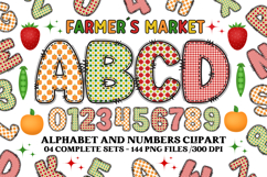 Fall Autumn Alphabet png clipart, fall autumn letters doodle Product Image 1