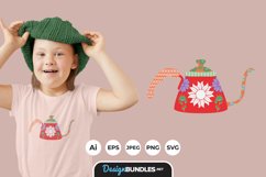 Scandinavian Tea Kettle for T-Shirt Design Product Image 1