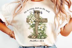 He Is Risen png, Jesus Easter png Product Image 4