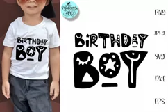 Birthday boy svg, birthday kids shirt svg Product Image 1