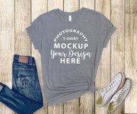 Bella Canvas 3001 mock-up bundle 40 colors Product Image 6