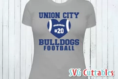 Football SVG | Football Template 0010 | Shirt Design Product Image 2