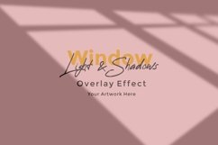 Window Sunlight Shadow Overlay Effect Mockup Product Image 1