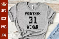 Proverbs 31 Woman svg Christian svg, Bible Verse, scripture Product Image 1