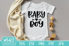 Cute Baby SVG - Baby Boy - Newborn SVG Product Image 5