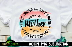 Mom Sublimation Mothers Day - World's Best Mother Mum Quote Product Image 1