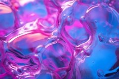 Vivid pink and blue abstract liquid background Product Image 1