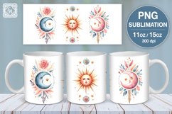 Celestial. Day &amp; Night Mug Wrap 11 / 15 oz Product Image 1