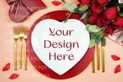 Valentine Table Setting Plates SVG Craft Mockups Bundle Product Image 9