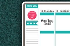 Make Today Count Planner Sticker I Script Planner Stickers Product Image 2