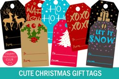 Christmas Gift Tags I Printable Holiday Gift Tags Product Image 1