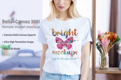 Bella Canvas 3001 Tshirt Mockup White Product Image 1