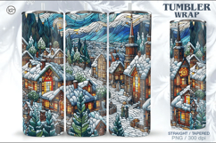 Christmas Tumbler Wrap 20 oz Product Image 1