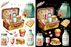 Picnic clipart, Party clipart, Holiday sublimation Product Image 2