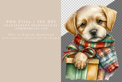 Christmas clipart, Dog clipart, Puppy sublimation Product Image 2