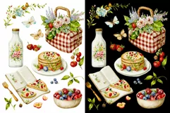 Picnic clipart, Summer clipart, Holiday sublimation Product Image 2