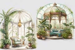Reading nook clipart, Reading clipart, Books clipart Product Image 3